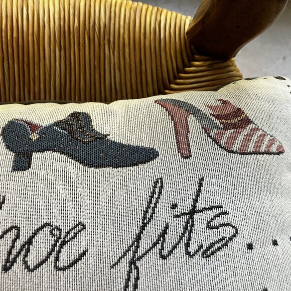 💗Pillow - "If the Shoe Fits Buy It in Every Color" Size 16"X12" - Picture 8 of 9